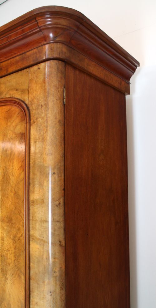 VICTORIAN WALNUT BREAKFRONT FITTED WARDROBE - ADDITIONAL PHOTO 25