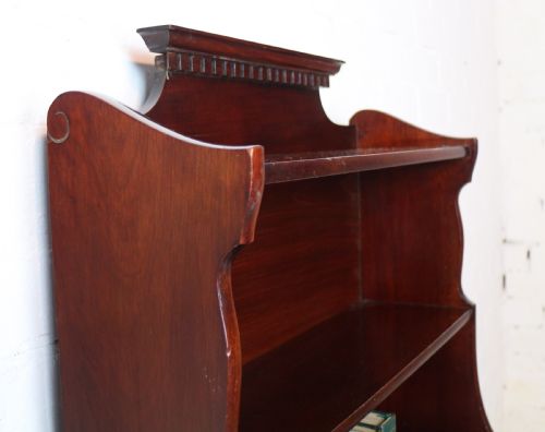 ARTS CRAFTS MOORISH WATERFALL BOOKCASE BY SHAPLAND PETTER - ADDITIONAL PHOTO 3