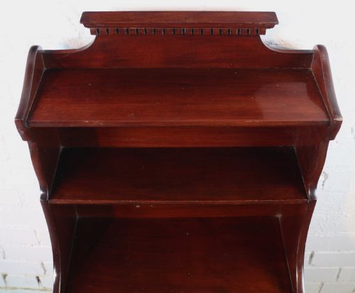 ARTS CRAFTS MOORISH WATERFALL BOOKCASE BY SHAPLAND PETTER - ADDITIONAL PHOTO 19