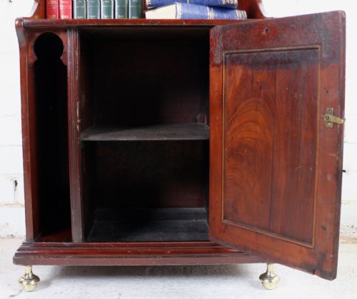 ARTS CRAFTS MOORISH WATERFALL BOOKCASE BY SHAPLAND PETTER - ADDITIONAL PHOTO 22