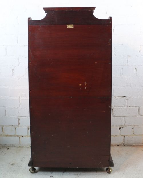ARTS CRAFTS MOORISH WATERFALL BOOKCASE BY SHAPLAND PETTER - ADDITIONAL PHOTO 23