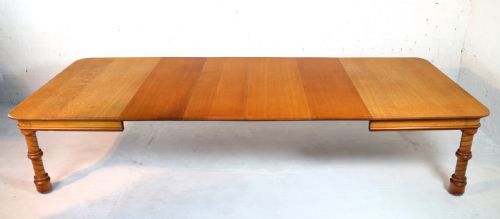 VICTORIAN OAK EXTENDING DINING TABLE LEAF HOLDER 12FT - ADDITIONAL PHOTO 6