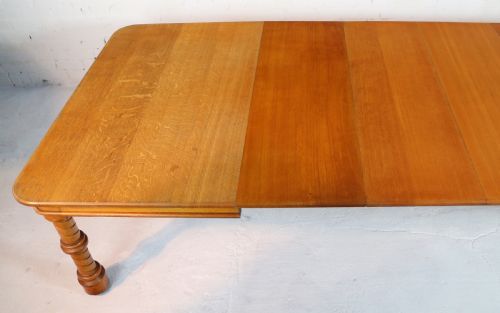 VICTORIAN OAK EXTENDING DINING TABLE LEAF HOLDER 12FT - ADDITIONAL PHOTO 28