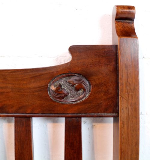 SET OF TWELVE ARTS CRAFTS WALNUT DINING CHAIRS ATTRIBUTED TO SHAPLAND PETTER 12 - ADDITIONAL PHOTO 23