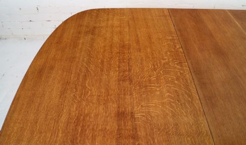 VICTORIAN OAK EXTENDING DINING TABLE 3 LEAVES 10FTSEATS 12 - ADDITIONAL PHOTO 10