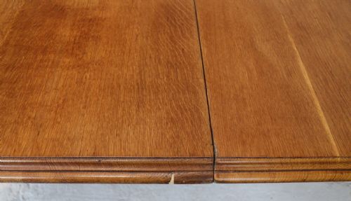 VICTORIAN OAK EXTENDING DINING TABLE 3 LEAVES 10FTSEATS 12 - ADDITIONAL PHOTO 19