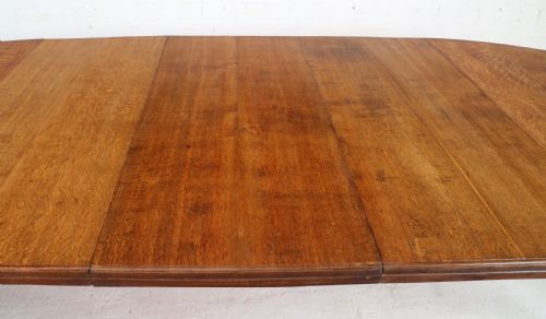 VICTORIAN OAK CAMPAIGN EXTENDING 3 LEAF DINING TABLE LEAF HOLDER - ADDITIONAL PHOTO 20