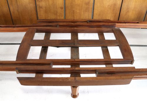 EARLY VICTORIAN EXTRA WIDE 20FT OAK EXTENDING DINING TABLE 7 LEAVES - ADDITIONAL PHOTO 15