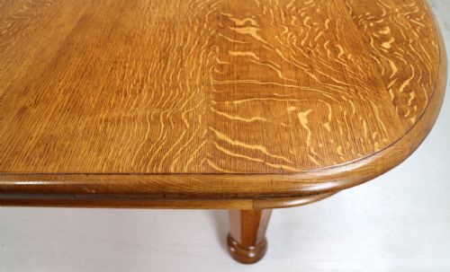 EARLY VICTORIAN EXTRA WIDE 20FT OAK EXTENDING DINING TABLE 7 LEAVES - ADDITIONAL PHOTO 25