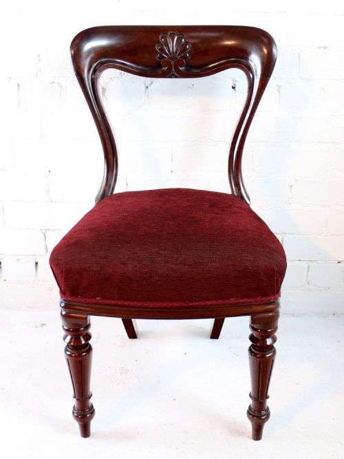SET OF TEN WILLIAM IV MAHOGANY DINING CHAIRS BY J PROCTOR 10 - ADDITIONAL PHOTO 7