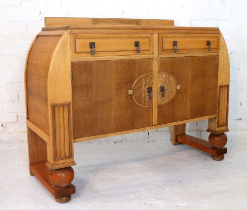 ART DECO OAK DINING SUITE C1930 - ADDITIONAL PHOTO 14
