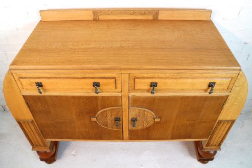 ART DECO OAK DINING SUITE C1930 - ADDITIONAL PHOTO 16