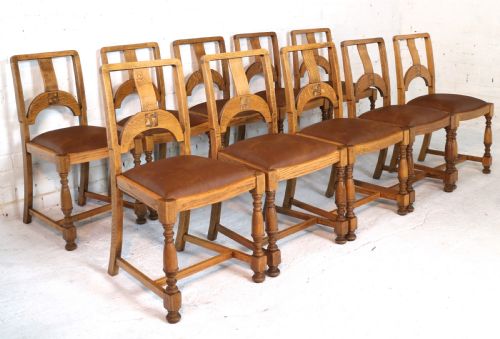 ART DECO OAK DINING SUITE C1930 - ADDITIONAL PHOTO 19