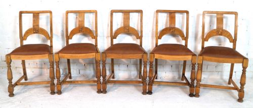 ART DECO OAK DINING SUITE C1930 - ADDITIONAL PHOTO 22