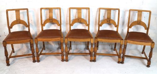ART DECO OAK DINING SUITE C1930 - ADDITIONAL PHOTO 23