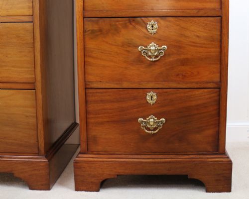 PAIR OF SCOTTISH LATE VICTORIAN MAHOGANY COLLECTORS CHESTS - ADDITIONAL PHOTO 7
