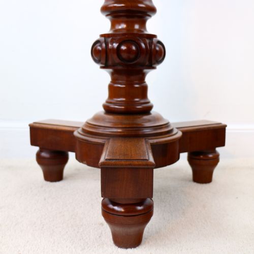 ANTIQUE POLLARD OAK INLAID SPECIMEN CHESS TOP OCCASIONAL GAMES TABLE - ADDITIONAL PHOTO 22