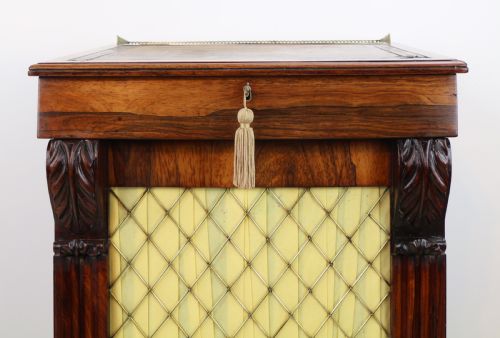REGENCY ROSEWOOD SLIDE TOP DAVENPORT DESK - ADDITIONAL PHOTO 6