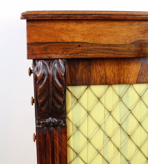 REGENCY ROSEWOOD SLIDE TOP DAVENPORT DESK - ADDITIONAL PHOTO 8