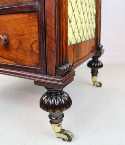 REGENCY ROSEWOOD SLIDE TOP DAVENPORT DESK - ADDITIONAL PHOTO 11