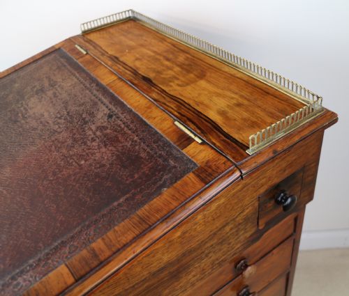 REGENCY ROSEWOOD SLIDE TOP DAVENPORT DESK - ADDITIONAL PHOTO 14