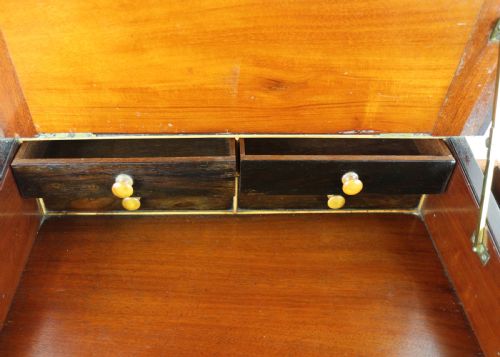 REGENCY ROSEWOOD SLIDE TOP DAVENPORT DESK - ADDITIONAL PHOTO 24