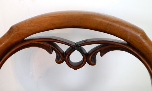 SET OF SIX ANTIQUE VICTORIAN BALLOON BACK DINING CHAIRS 6 - ADDITIONAL PHOTO 29