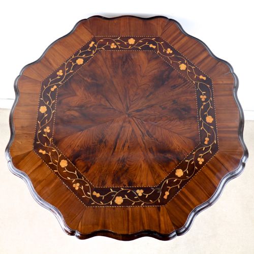 ANTIQUE VICTORIAN IRISH KILLARNEY WARE ARBUTUS WORK TABLE - ADDITIONAL PHOTO 23