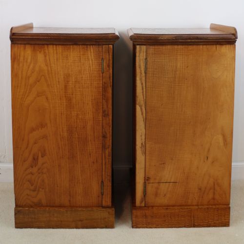 PAIR OF SCOTTISH WILLIAM IV FIGURED ELM BEDSIDE CABINETS C1830 - ADDITIONAL PHOTO 17