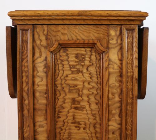 ANTIQUE SCOTTISH WILLIAM IV FIGURED ELM BEDSIDE CABINETPOT CUPBOARD C1830 - ADDITIONAL PHOTO 4