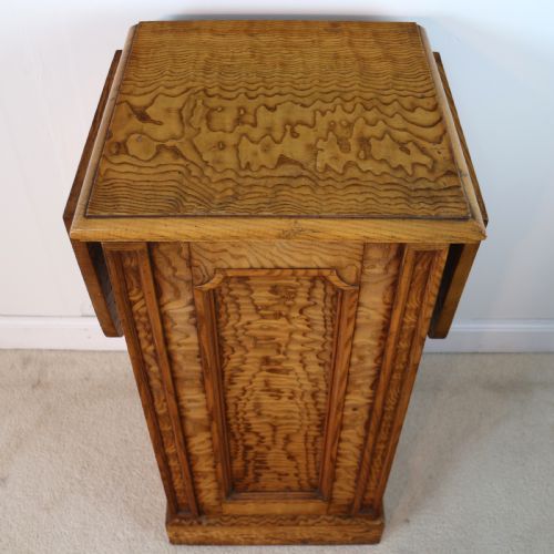 ANTIQUE SCOTTISH WILLIAM IV FIGURED ELM BEDSIDE CABINETPOT CUPBOARD C1830 - ADDITIONAL PHOTO 6