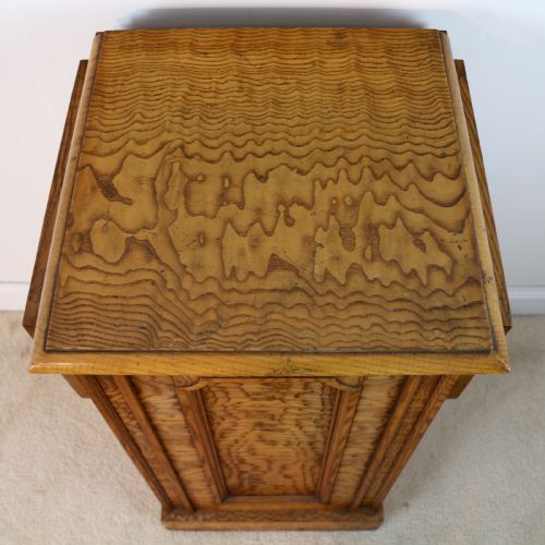 ANTIQUE SCOTTISH WILLIAM IV FIGURED ELM BEDSIDE CABINETPOT CUPBOARD C1830 - ADDITIONAL PHOTO 7