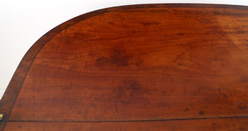 IRISH REGENCY MAHOGANY BURR YEW CROSSBANDED TEA TABLE - ADDITIONAL PHOTO 20