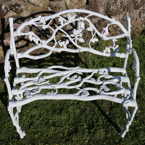 A PAIR OF VICTORIAN CAST IRON SERPENT TWIG PATTERN GARDEN SEATSBENCHES - ADDITIONAL PHOTO 8