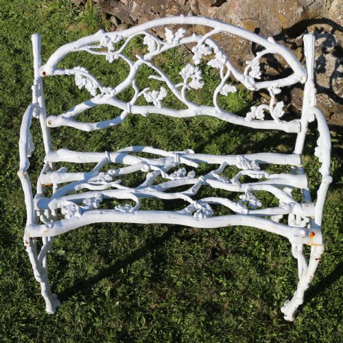 A PAIR OF VICTORIAN CAST IRON SERPENT TWIG PATTERN GARDEN SEATSBENCHES - ADDITIONAL PHOTO 12