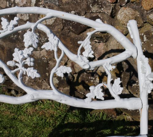 A PAIR OF VICTORIAN CAST IRON SERPENT TWIG PATTERN GARDEN SEATSBENCHES - ADDITIONAL PHOTO 18