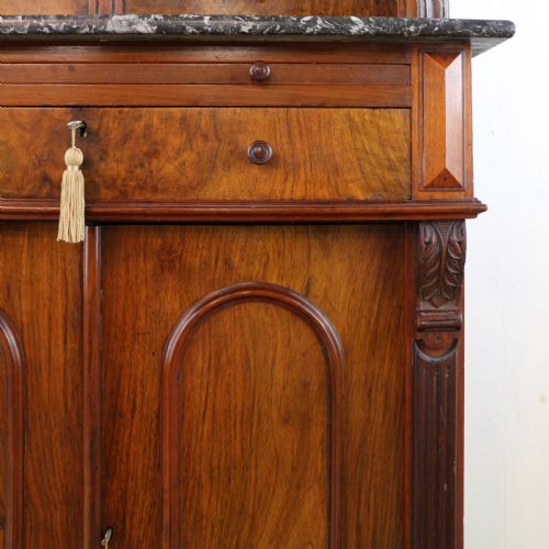 19TH CENTURY VICTORIAN BURR WALNUT DENTIST'S CABINET - ADDITIONAL PHOTO 10