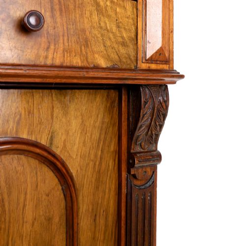 19TH CENTURY VICTORIAN BURR WALNUT DENTIST'S CABINET - ADDITIONAL PHOTO 14