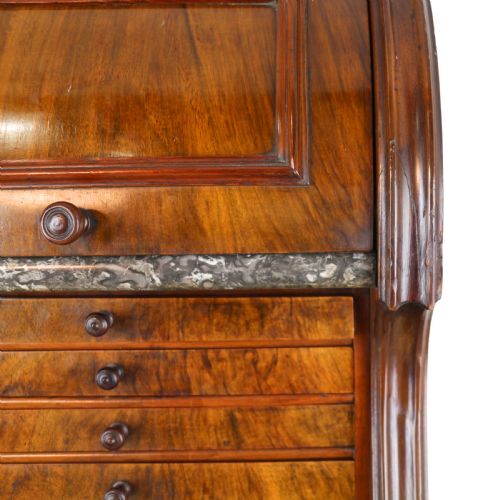 19TH CENTURY VICTORIAN BURR WALNUT DENTIST'S CABINET - ADDITIONAL PHOTO 22