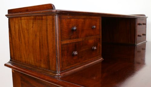 VICTORIAN MAHOGANY WRITING TABLE BY HEALS OF LONDON - ADDITIONAL PHOTO 8