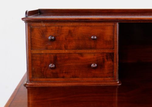 VICTORIAN MAHOGANY WRITING TABLE BY HEALS OF LONDON - ADDITIONAL PHOTO 10