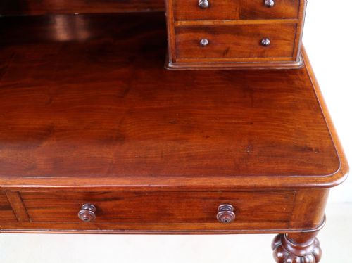 VICTORIAN MAHOGANY WRITING TABLE BY HEALS OF LONDON - ADDITIONAL PHOTO 15