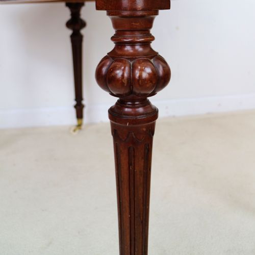 VICTORIAN MAHOGANY WRITING TABLE BY HEALS OF LONDON - ADDITIONAL PHOTO 16