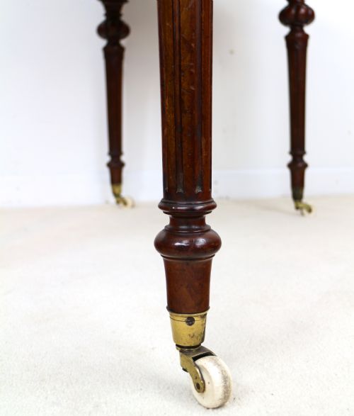 VICTORIAN MAHOGANY WRITING TABLE BY HEALS OF LONDON - ADDITIONAL PHOTO 25