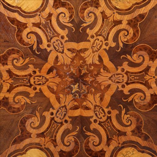 VICTORIAN MARQUETRY INLAID CIRCULAR CENTRE TABLE - ADDITIONAL PHOTO 24