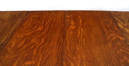 VICTORIAN OAK DINING TABLE 2 LEAVES 8FT 4SEATS 10 - ADDITIONAL PHOTO 21