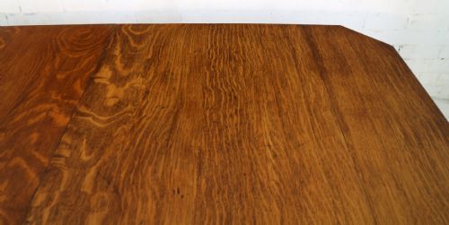 VICTORIAN OAK DINING TABLE 2 LEAVES 8FT 4SEATS 10 - ADDITIONAL PHOTO 22