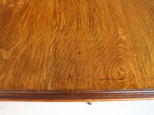 VICTORIAN OAK DINING TABLE 2 LEAVES 8FT 4SEATS 10 - ADDITIONAL PHOTO 27