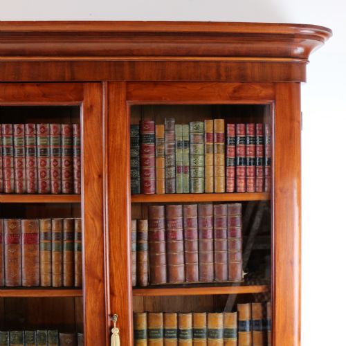 VICTORIAN MAHOGANY THREE DOOR BOOKCASE - ADDITIONAL PHOTO 6