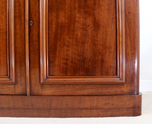 VICTORIAN MAHOGANY THREE DOOR BOOKCASE - ADDITIONAL PHOTO 12